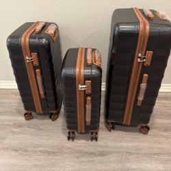 NEW 3 pcs Suitcases Luggage Set Maletas (Never Used)