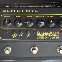 Tech 21 sansamp bass driver Di