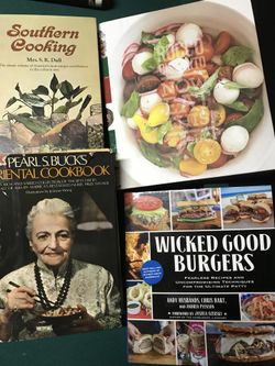 Assorted cookbooks three hardcover.