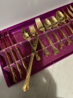 Stainless Steal/Gold plated Silverware