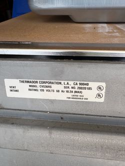 Thermador Downdraft Exhaust Fan