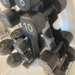 Dumbell Sets With Rack