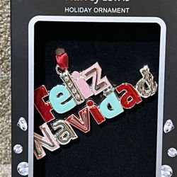 Harvey Lewis Holiday Ornament Feliz Navidad Merry Christmas Seasons