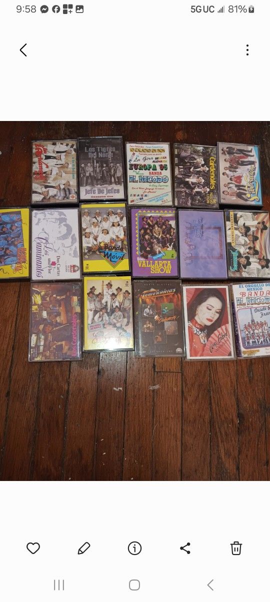 Vintage Cassettes Lot