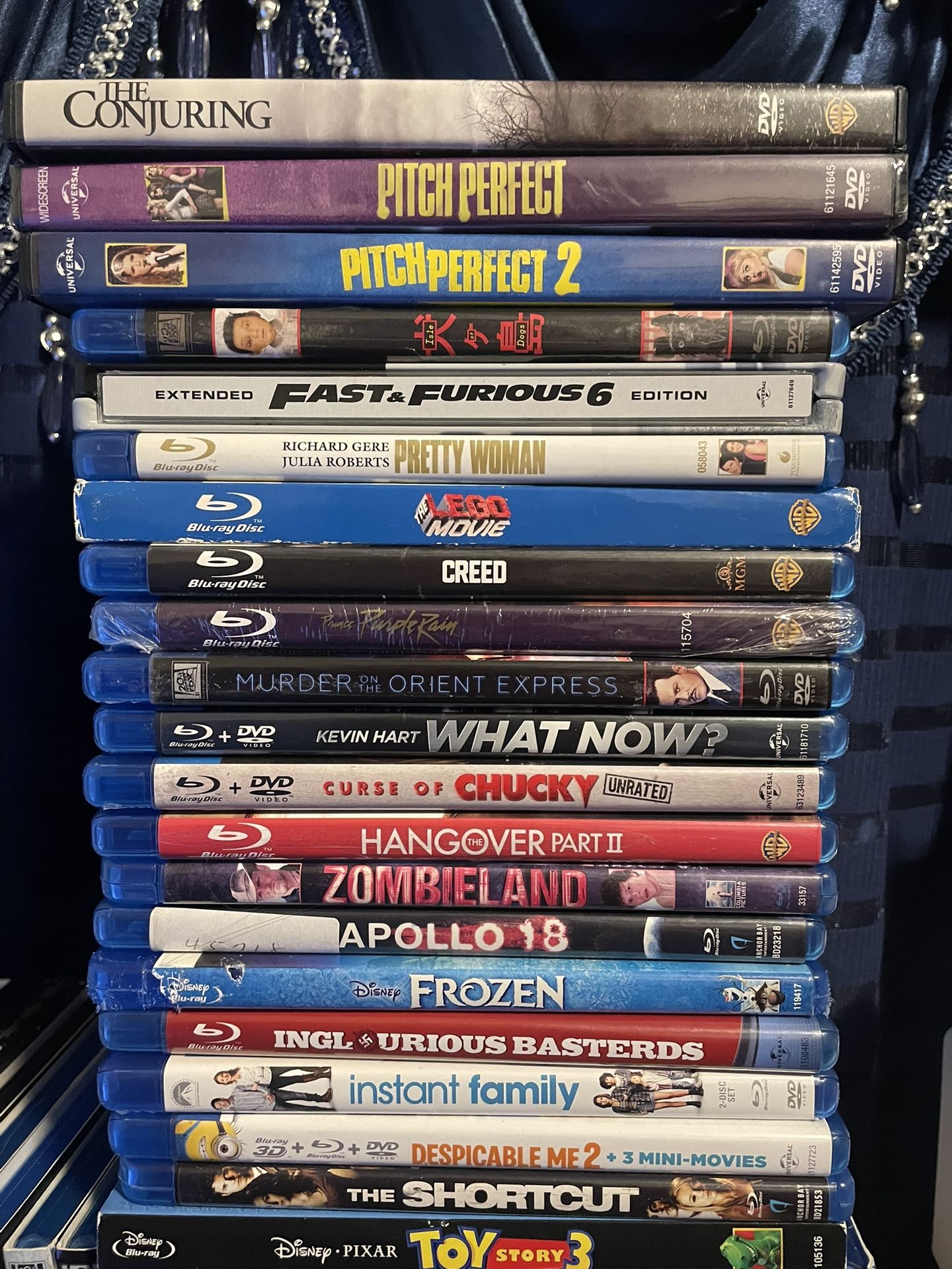 Blu Rays And DVDs