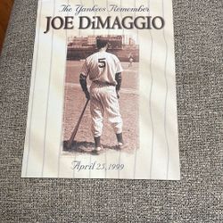 The Yankees Remember Joe DiMaggio