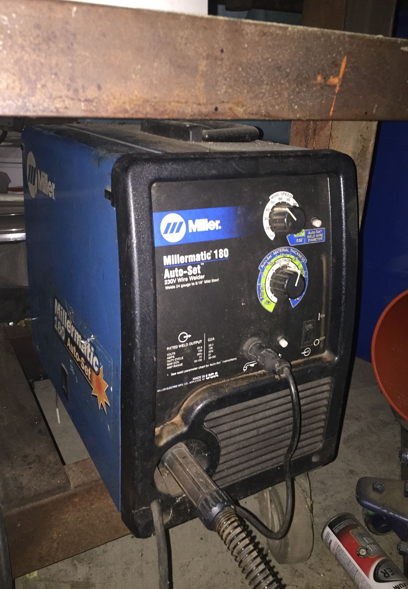 Miller Welding Millermatic 180 autoset mig welder