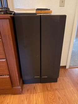 A Pair of Mitsubishi Floor Speakers