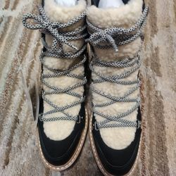 The Drop Women's Caleb Shearling Hiking Boot Hi-Top