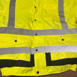 Reflective Bomber Jacket Large 