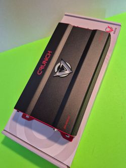Crunch Drive Series Car Amplifier 3725 WATTS MONOBLOCK 1 OHM STABLE BUILT IN CROSSOVER WITH BASS CONTROL CAR AMPLIFIER