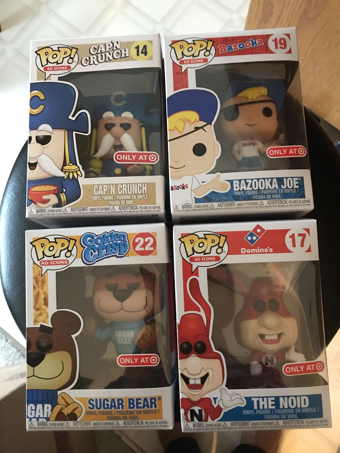 Funko pop exclusive ad icon set of 4