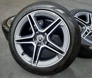 21" Mercedes GLS 400/450/580 OEM Wheels And Tires