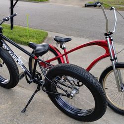 26" TOMMI SEA AND 24" ELECTRA 3-SPEED BEACH CRUISERS