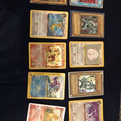 Pokémon And Yu Gi Oh Cards