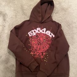 Sp5der Web Hoodie Brown 