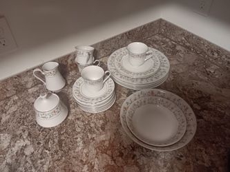 Floral China Tea Set
