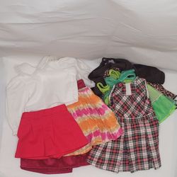 American Girl Mixed Lot of 18" Doll Clothes Vintage to Now - 8 Pieces