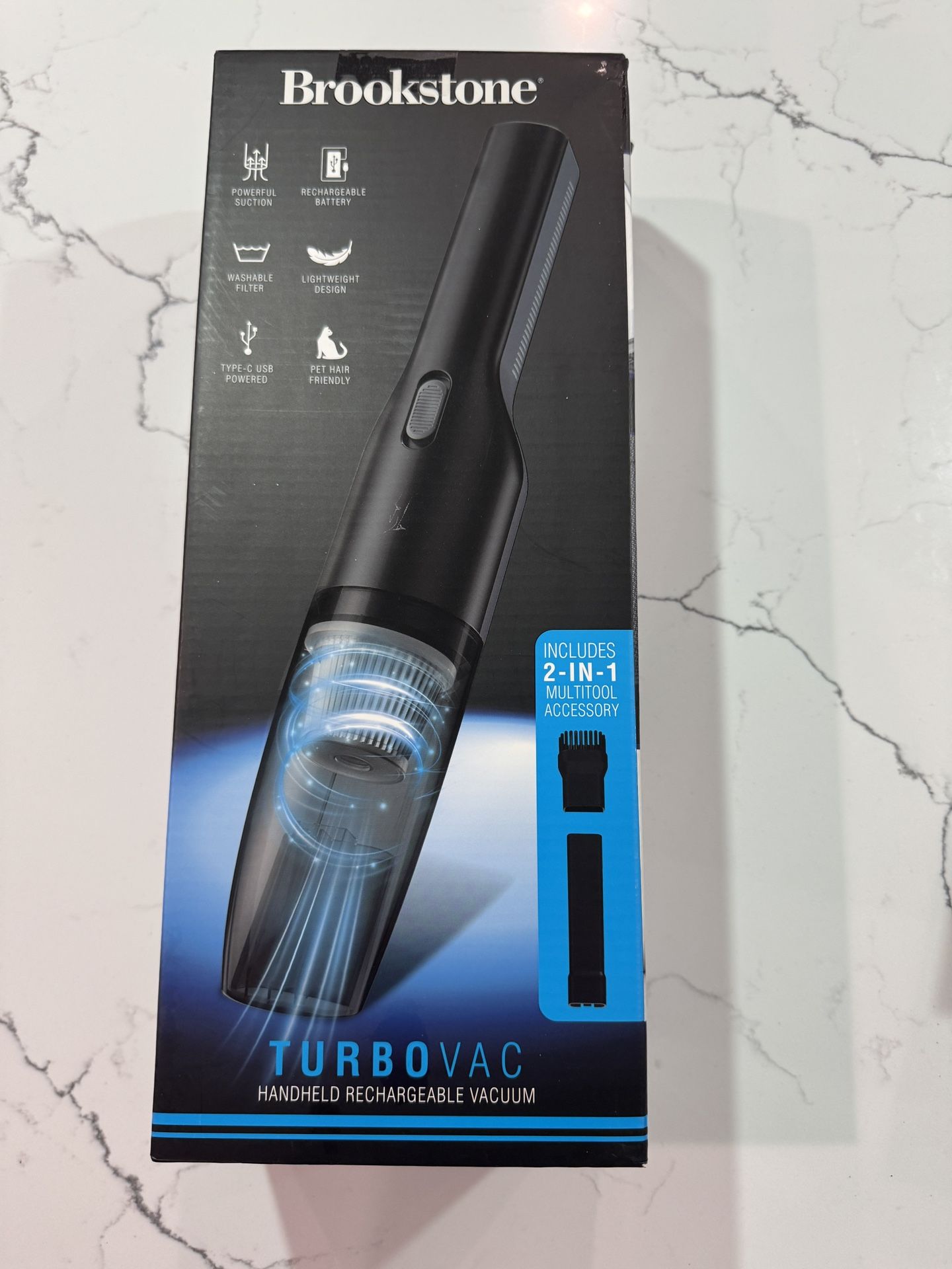 NEW Brookstone TurboVac
