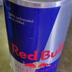  Red Bull Ice Box Cooler w/lid-drain plug and wheels