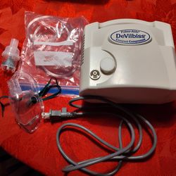 Nebulizer With Hose, New Face Mask, Medicine Cup, Tubing.