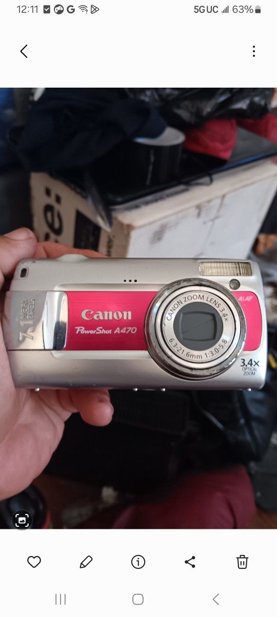 Canon Powershot A470 Digital Camera
