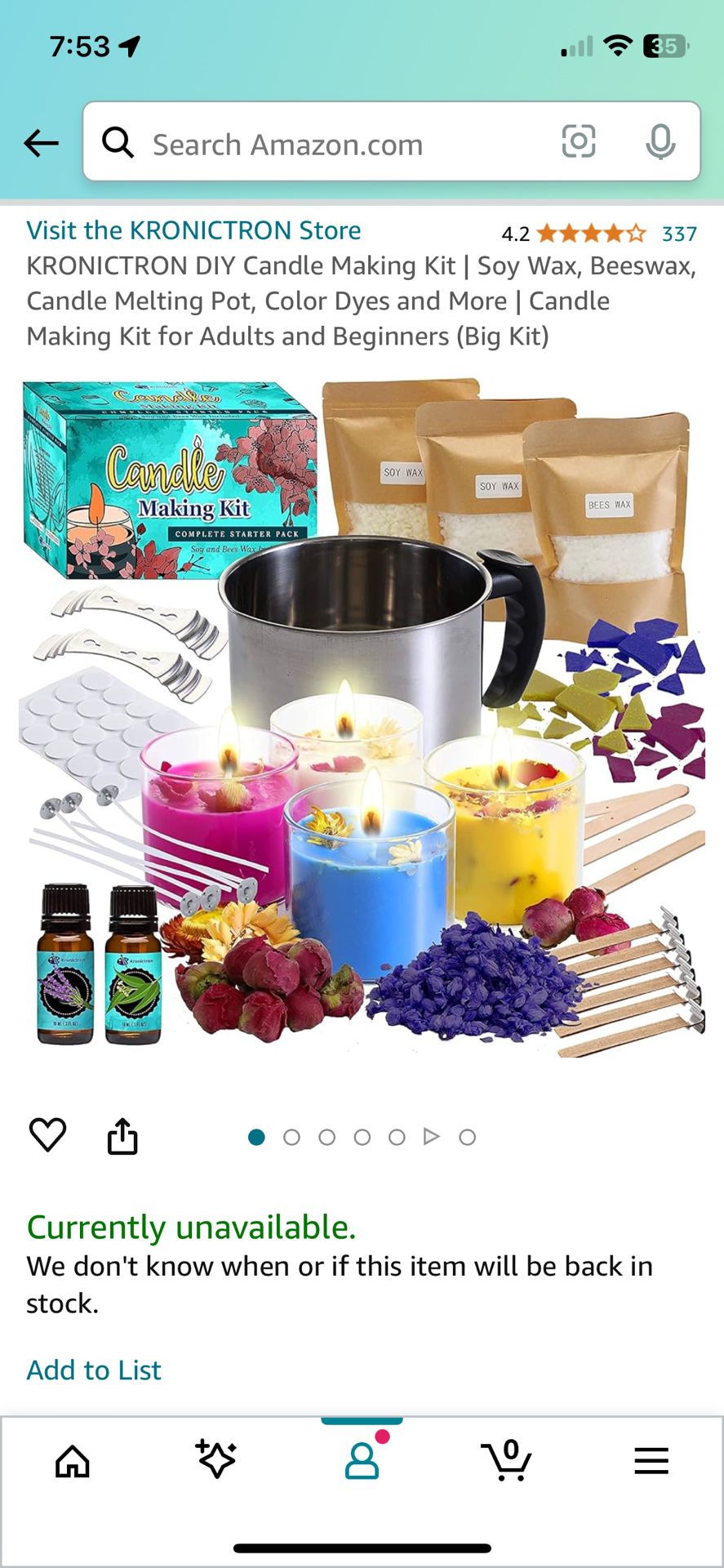New Candle Making Kit