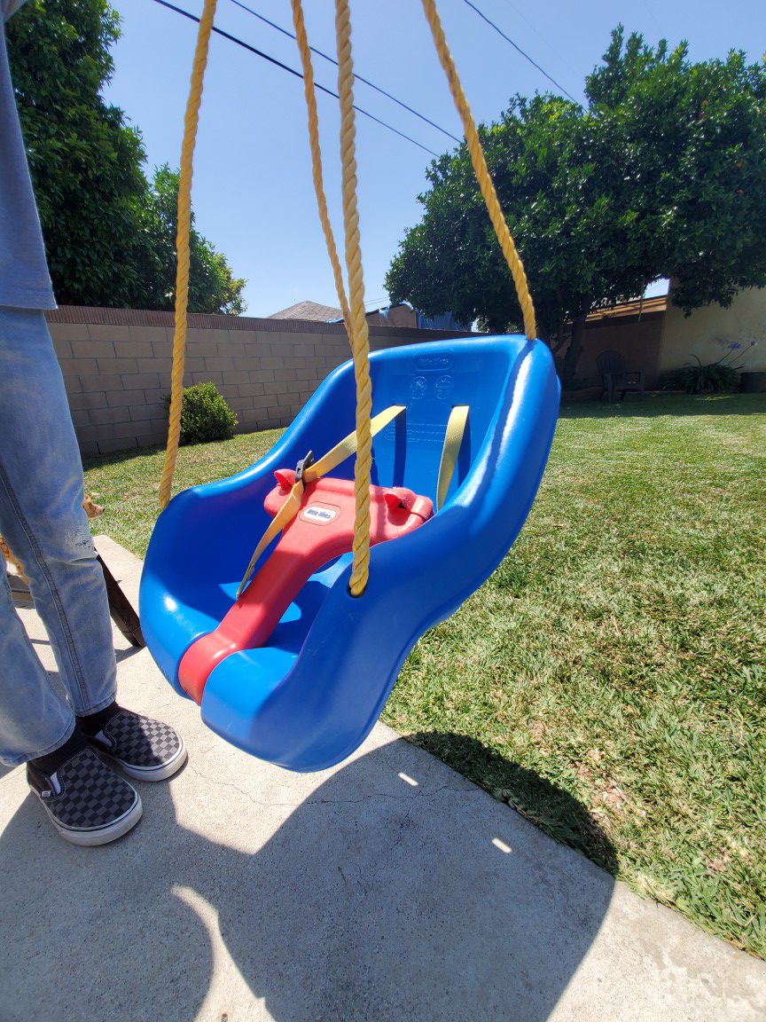 Little tikes swing 2 in 1 snug and secure blue