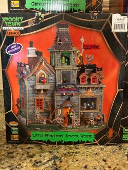 Lemax Little Monaters School House 05010 retired spooky town in original box