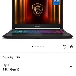 MSI Katana 15 HX Gaming Laptop - RTX 5060 / i7-14650HX / QHD 165Hz - Brand New Sealed