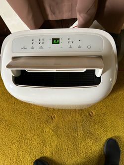 Air conditioning thinks summer defends out your window works great I believe is 8000 BTUs.