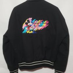 Vintage 90's World Disney Promotional  Mickie mouse  adult jacket unisex size XS