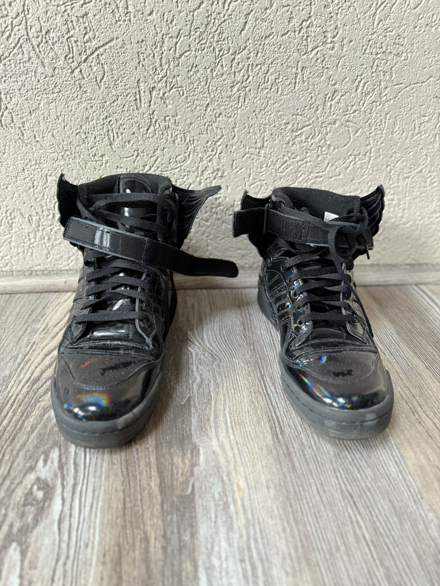 JEREMY SCOTT X FORUM WINGS 4.0 'BLACK OPAL' (Size 10)