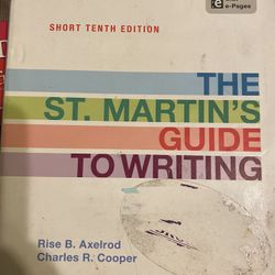 The Saint Martin’s guide to writing AVAILABLE