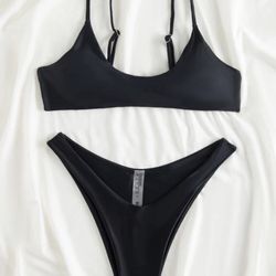 Xs Black Shein Bikini 