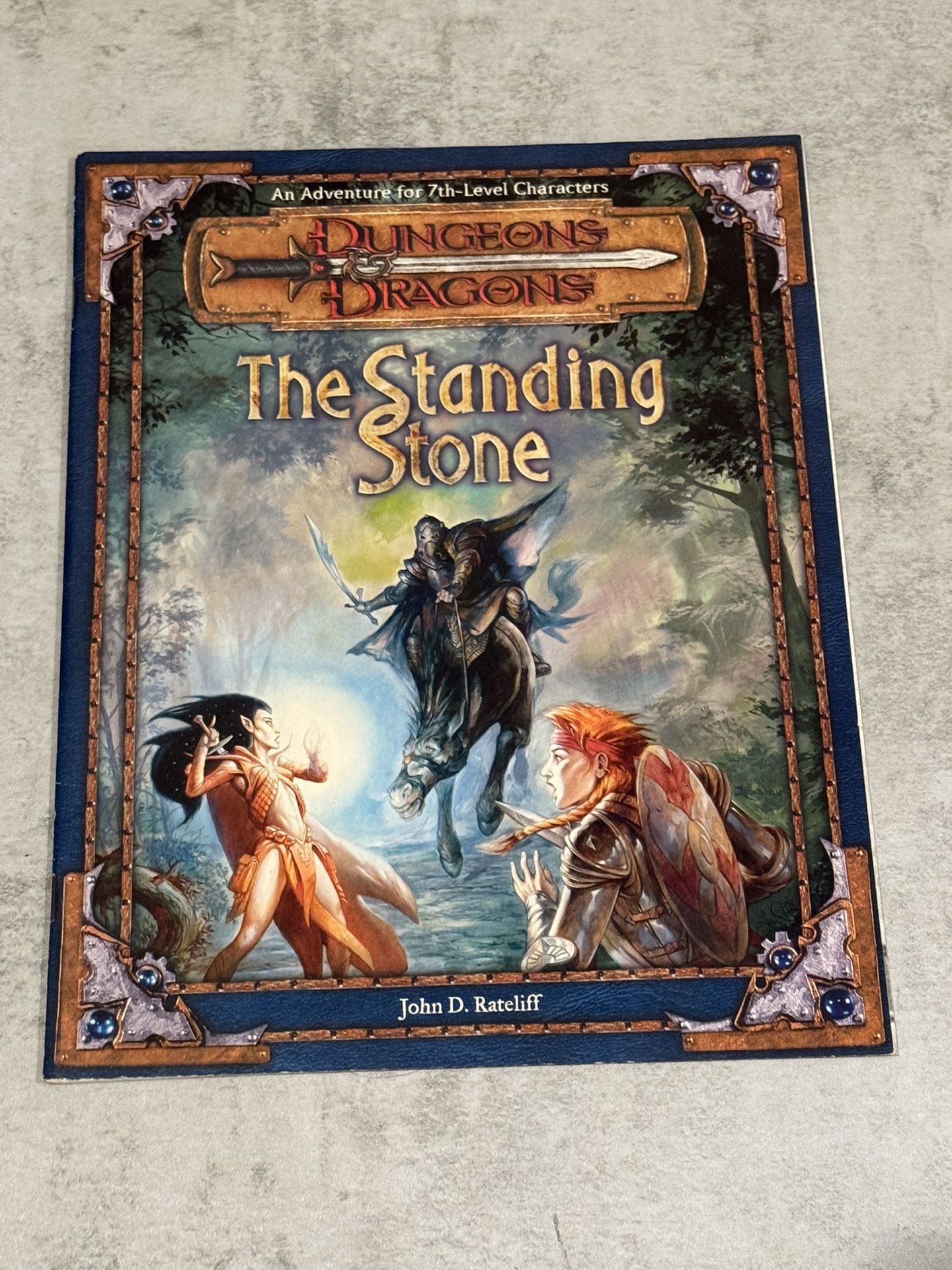 Dungeons & Dragons D&D "The Standing Stone" (3rd Ed., 2001) Excellent Condition