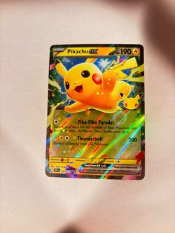 Pikachu ex Holo Pokémon Card 053/128