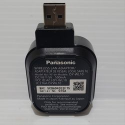 Panasonic DY-WL10 Wireless LAN USB Wi-fi Adapter for HDTV or Blu-ray.
