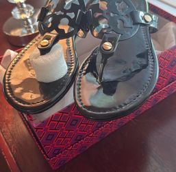 Tory burch sandals black