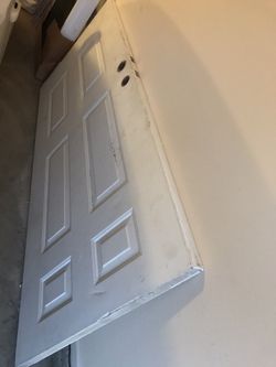 Solid wood front door