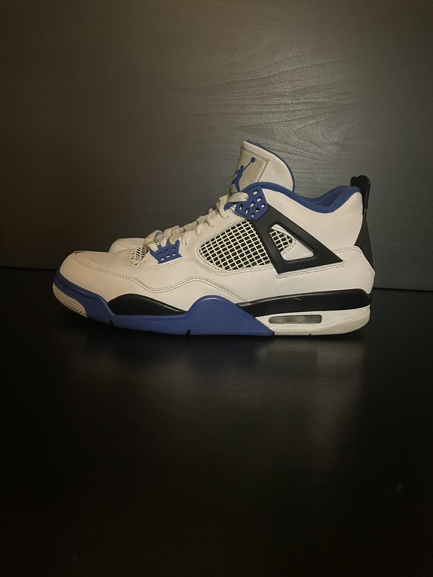 Jordan Retro Motorsport Sz White Blue Black Rare Limited