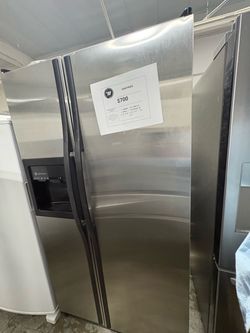 GE Profile Stainless Steel Side-by-Side Refrigerator