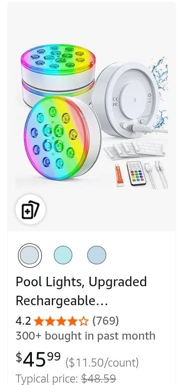 Pool Lights!