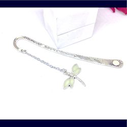 Silver Dragonfly Book Mark