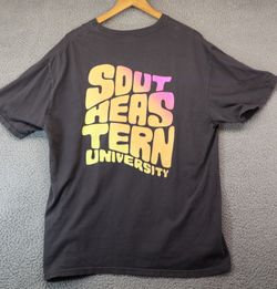 Southeastern University SEU Shirt Men XL Gray Comfort Colors