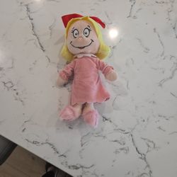 DR SEUSS CINDY LOU PLUSH CHARACTER 10" TALL SEE DESCRIPTION 