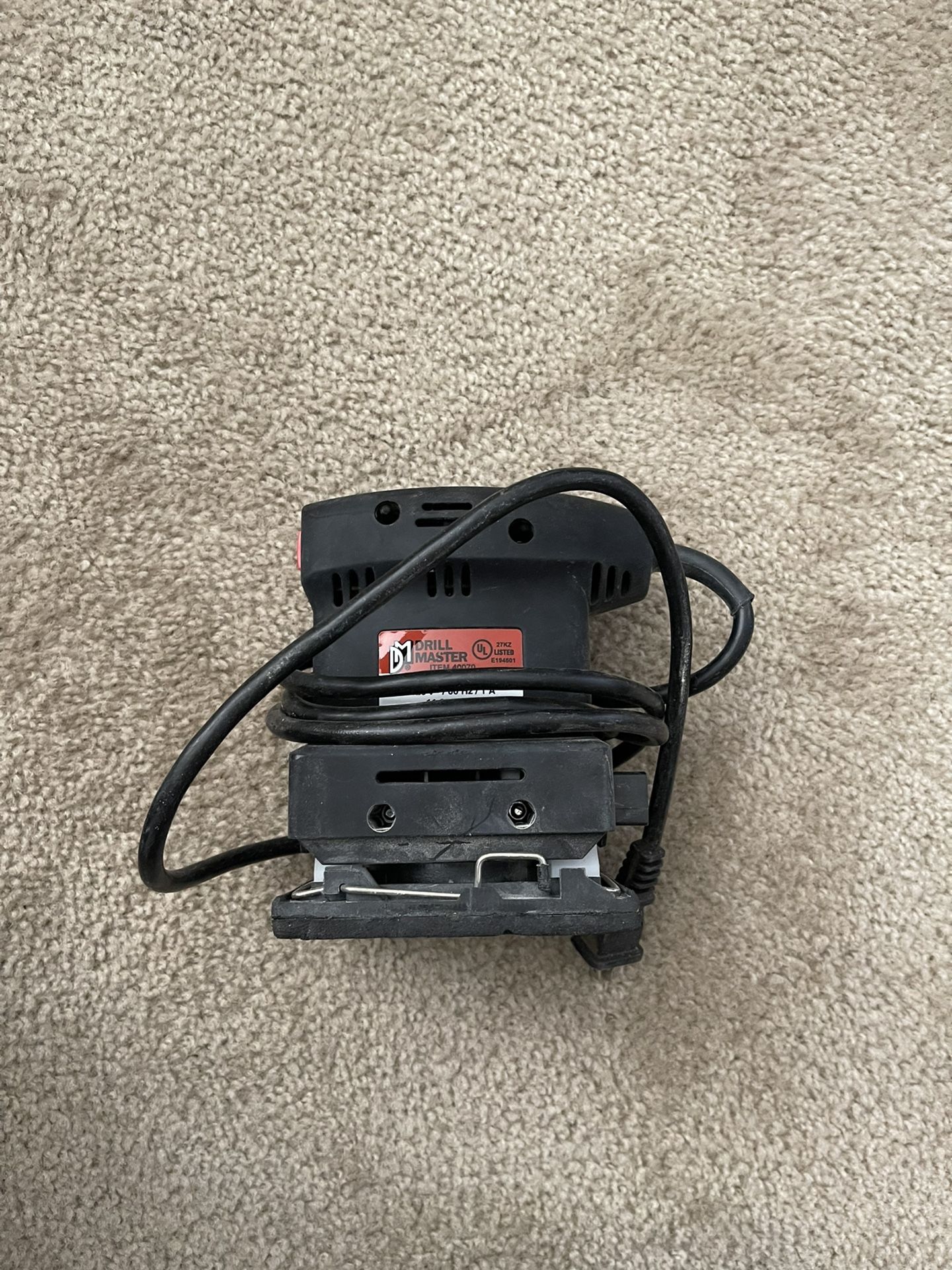 DRILL MASTER 1/4 Sheet Orbital Palm Sander