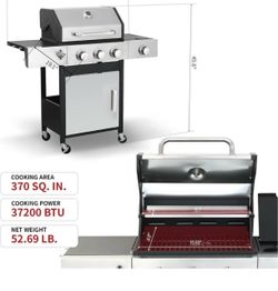 Nice Cooker 3-Burner Propane Gas Grill
