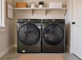 Washer and dryer set