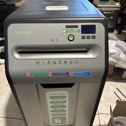 GoECOlife GXC185Pi 18-Sheet Cross-Cut Paper CD Credit Card Shredder Deskside